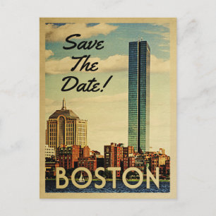Boston Save the Date  Briefkaarten