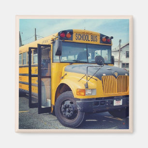 Boston School Bus Magnet Magneet