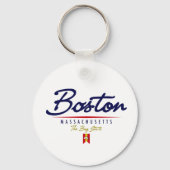 Boston Script Sleutelhanger (Voorkant)