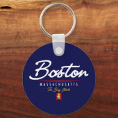 Boston Script Sleutelhanger (Voorkant)
