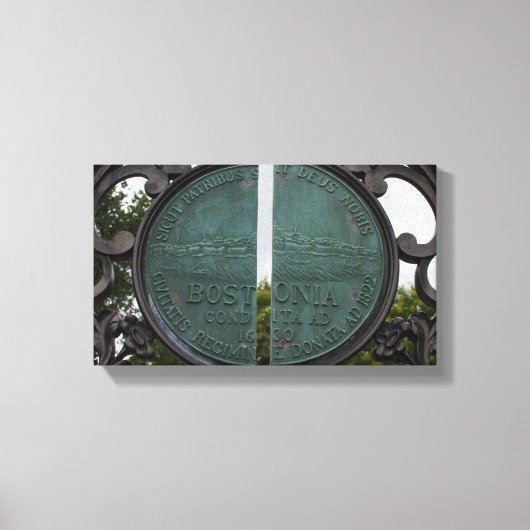 Boston Seal Canvas Afdruk (Voorkant)