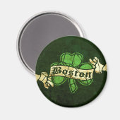 Boston Shamrock Style Magneet (Voorkant / Achterkant)