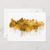 Boston silhouet briefkaart (Voorkant / Achterkant)