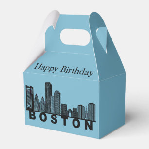 Boston Silhouet van de Stad Bedankdoosjes
