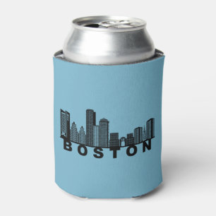 Boston Silhouet van de Stad Blikjeskoeler