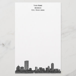 Boston Silhouette Gestempeld 01 Papierwaren