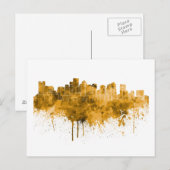 Boston skyline briefkaart (Voorkant / Achterkant)