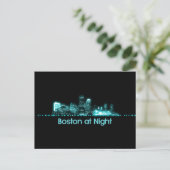 Boston Skyline Briefkaart (Staand voorkant)