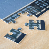 Boston Skyline Charles River Painting Legpuzzel (Zijkant)