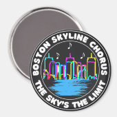 Boston Skyline Chorus Logo Magnet Magneet (Voorkant / Achterkant)