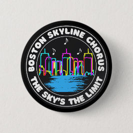 Boston Skyline Chorus Logo Round Button