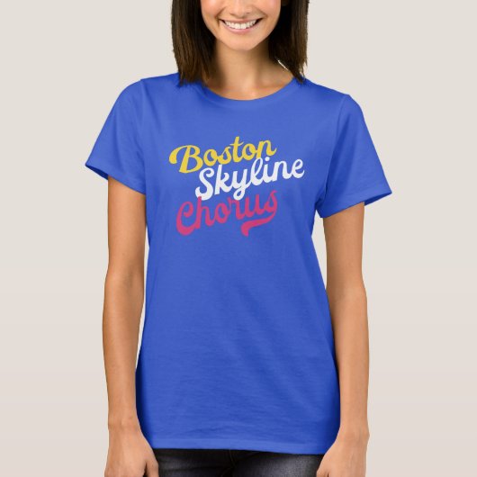 Boston Skyline Chorus T-Shirt (Voorkant)