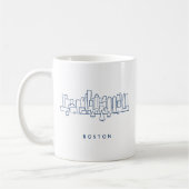 Boston Skyline Koffiemok (Links)
