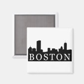 Boston Skyline Magneet (Voorkant / Achterkant)