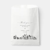 Boston Skyline Mariage Merci Favoriser les sacs (Devant)