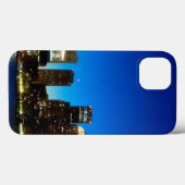 Boston skyline met maan Case-Mate iPhone case (Achterkant (horizontaal))