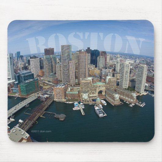 Boston Skyline Mousepad Muismat (Voorkant)