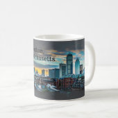 Boston Skyline — Mug de café (Devant droit)