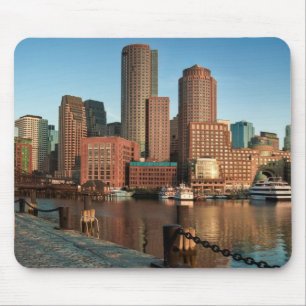 Boston skyline muismat