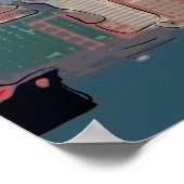 Boston Skyline Poster (Hoek)