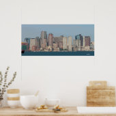 Boston Skyline Poster (Keuken)