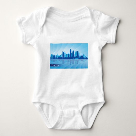 Boston Skyline Romper (Voorkant)