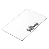 Boston Skyline Silhouette Notitieblok (Schuin)