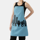 Boston Skyline Silhouette  Schort (Insitu)