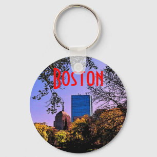 Boston Skyline Sleutelhanger
