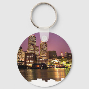 Boston Skyline Sleutelhanger