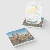 Boston skyline stenen onderzetter (Zijkant)