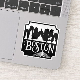 Boston Skyline Sticker