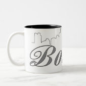 Boston Skyline Tweekleurige Koffiemok (Links)