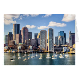 Boston skyline van waterfront