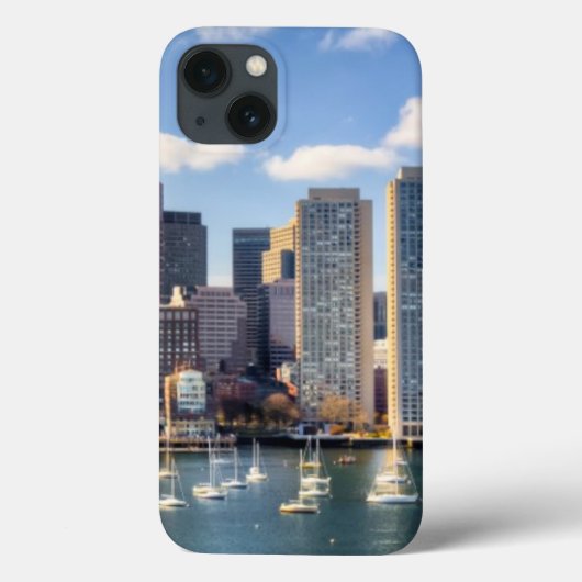 Boston skyline van waterfront Case-Mate iPhone case (Achterkant)
