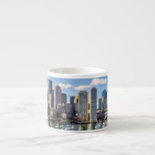 Boston skyline van waterfront espresso kop (Voorkant)