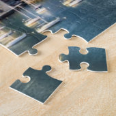 Boston skyline van waterfront legpuzzel (Zijkant)