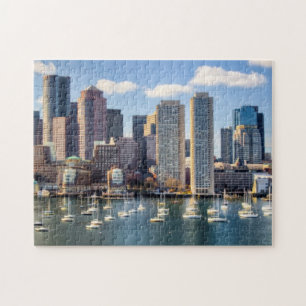 Boston skyline van waterfront legpuzzel
