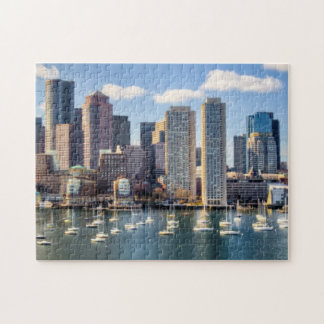 Boston skyline van waterfront legpuzzel
