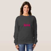 "Boston" sneeuw heet roze - Hoodies & Sweatshirt (Voorkant volledig)