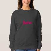 "Boston" sneeuw heet roze - Hoodies & Sweatshirt (Voorkant)
