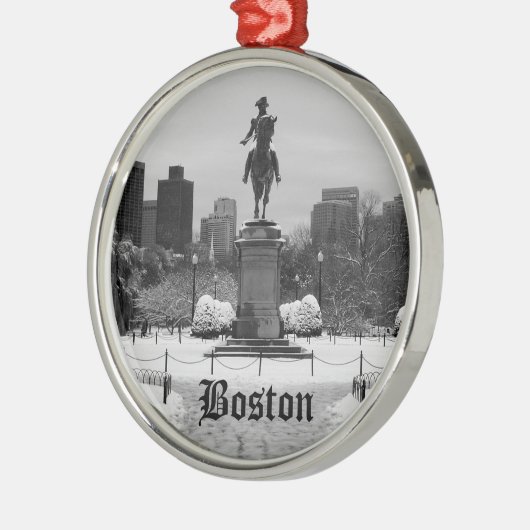 Boston Snow Ornament (Links)
