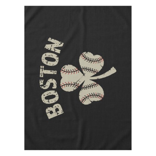 Boston St. Patrick's Day Irish Shamrock Tafelkleed (Voorkant)