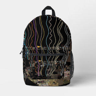 Boston Stad Licht Bedrukte Rugzak