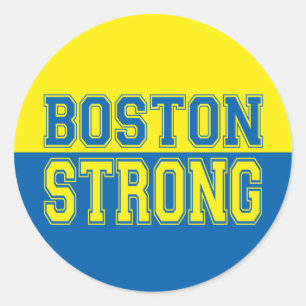 Boston Sterke grafische stijl Ronde Sticker