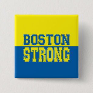 Boston Sterke grafische stijl Vierkante Button 5,1 Cm