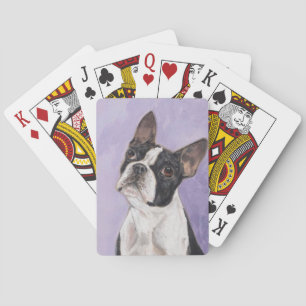 Boston stier pokerkaarten