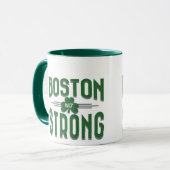 Boston Strong 617 Grafisch Decor Mok (Voorkant links)