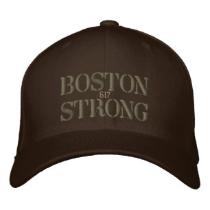 Boston Strong 617 Ribbon Edition Geborduurde Pet