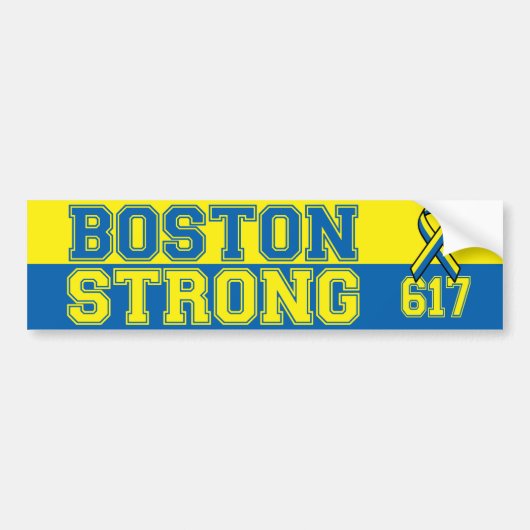 Boston Strong Bumpersticker (Voorkant)